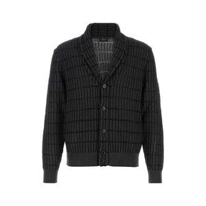 Brioni Men Embroidered Cotton And Linen Cardigan